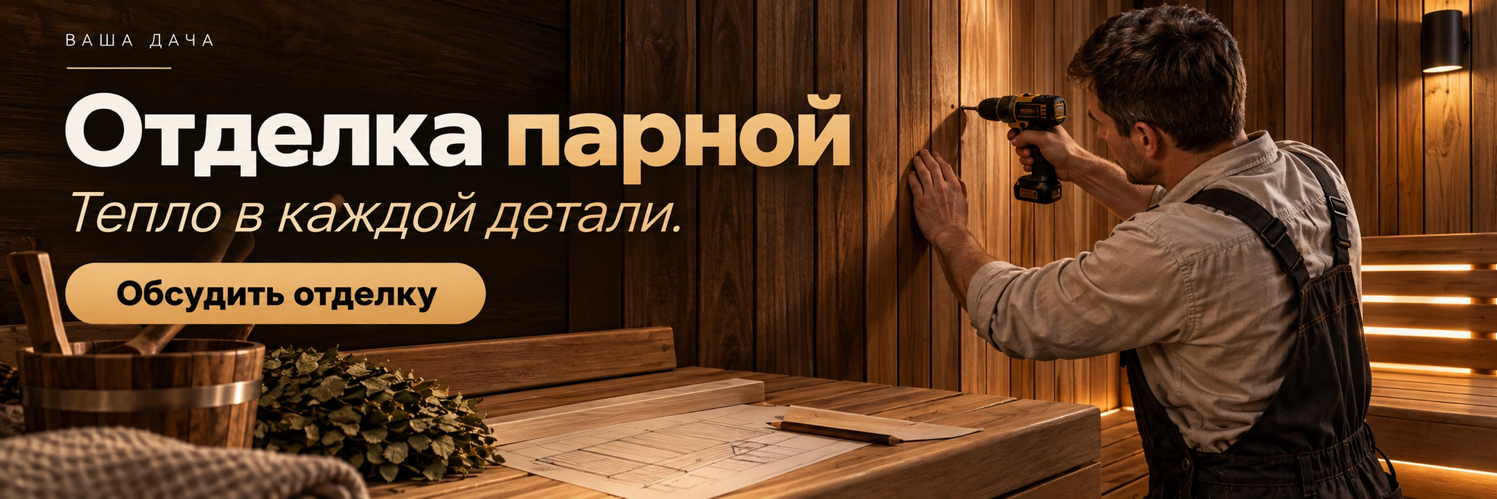 Отделка парной