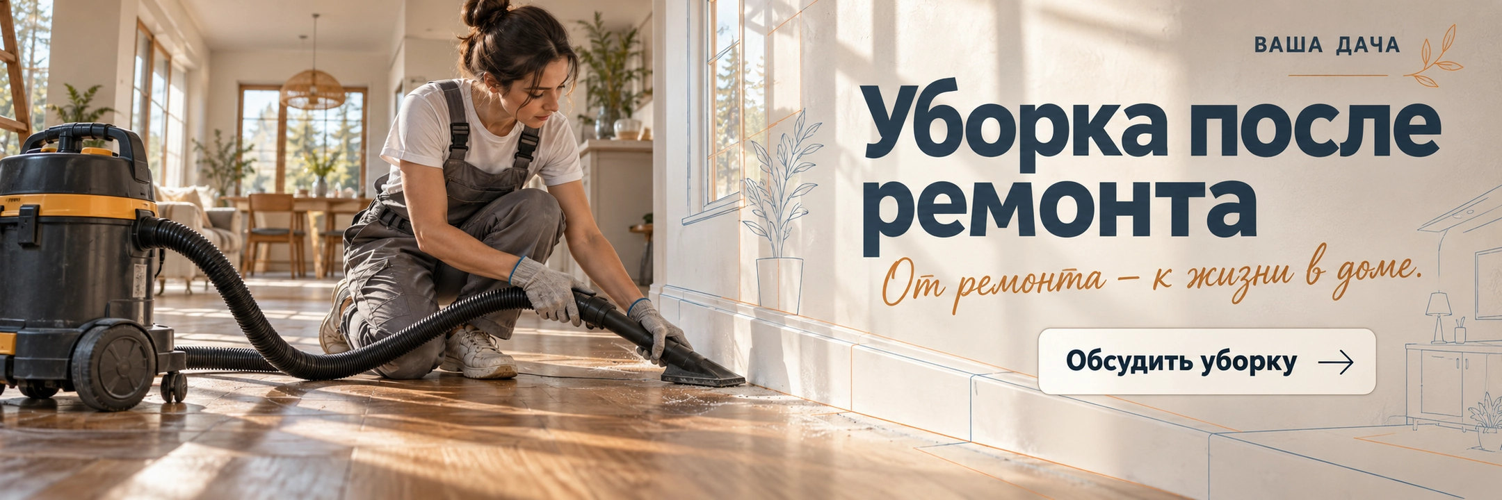 Уборка после ремонта
