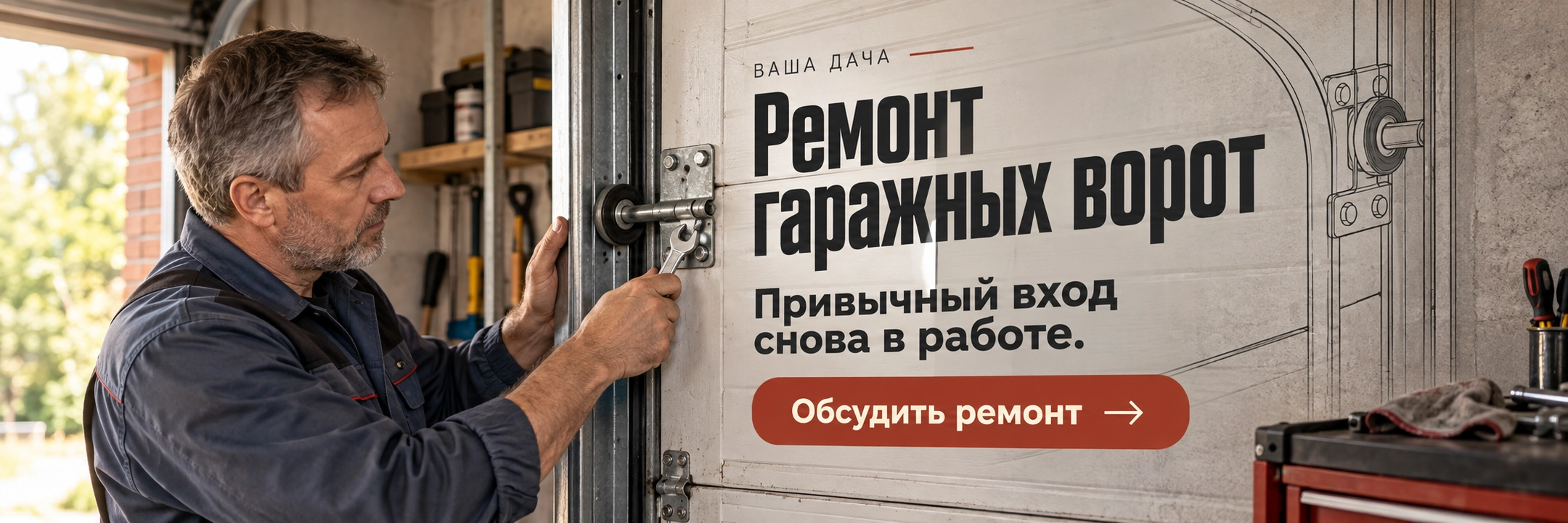 Ремонт гаражных ворот
