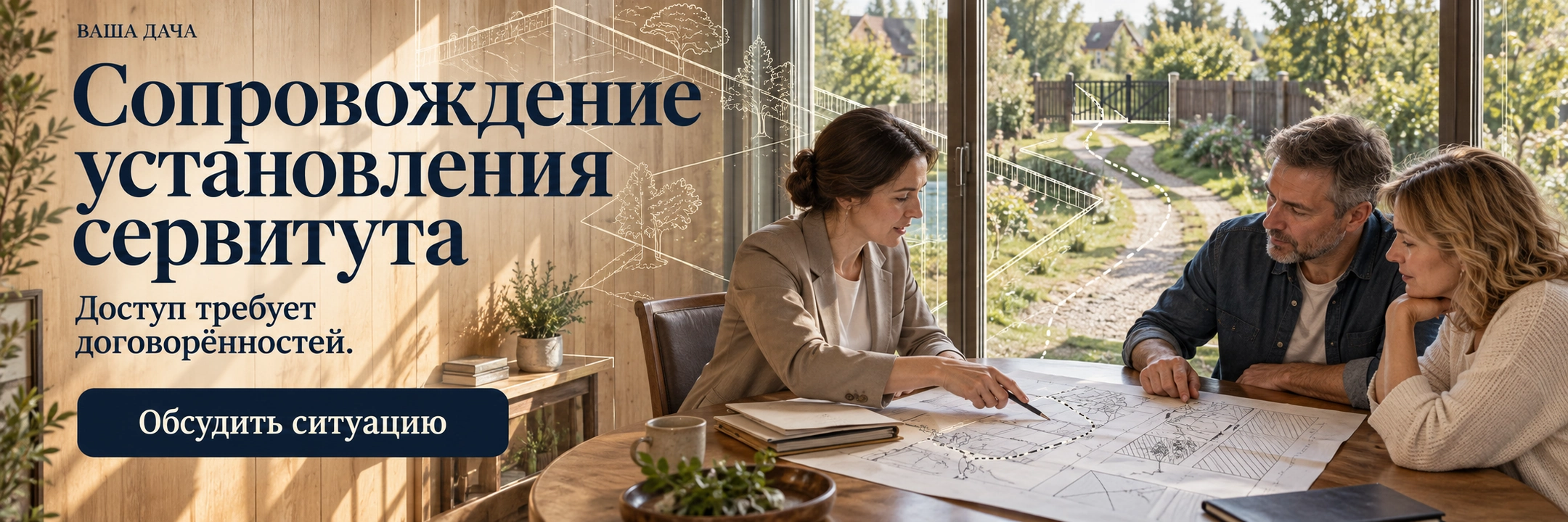 Сопровождение установления сервитута