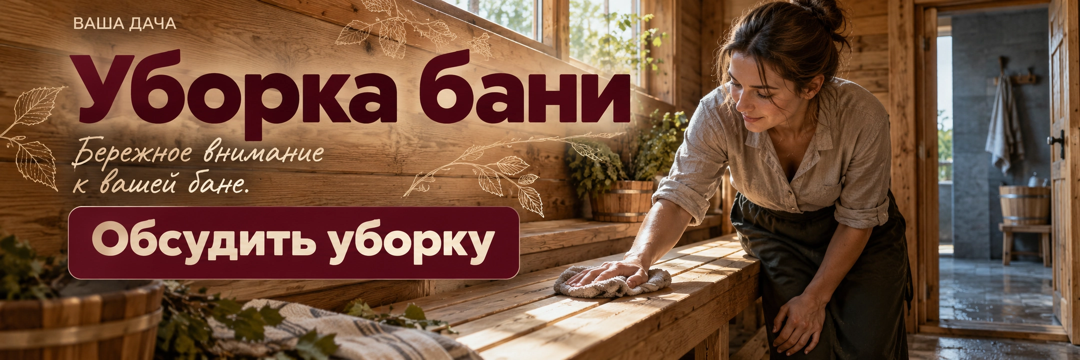 Уборка бани
