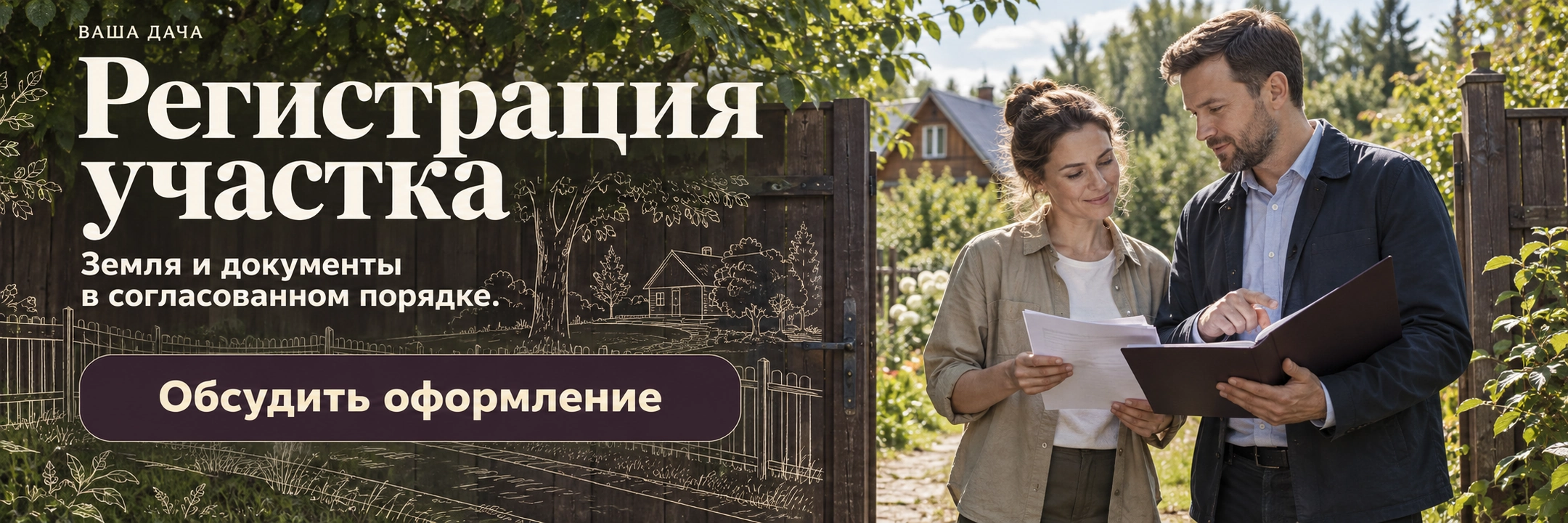 Регистрация участка