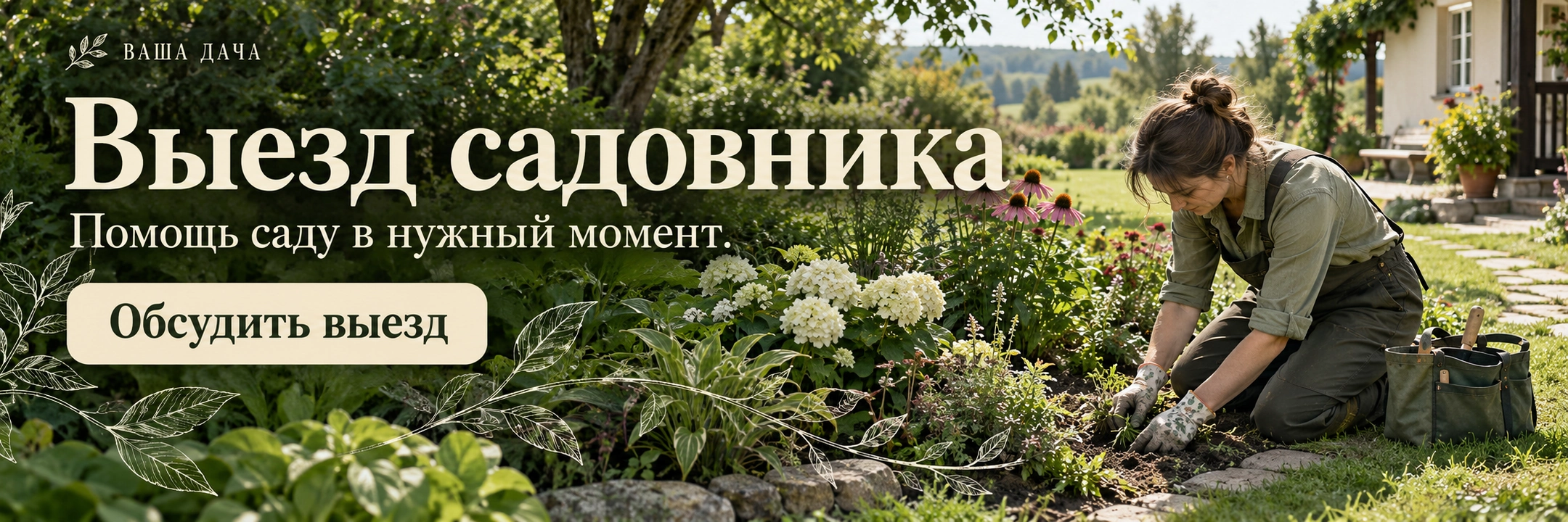 Выезд садовника