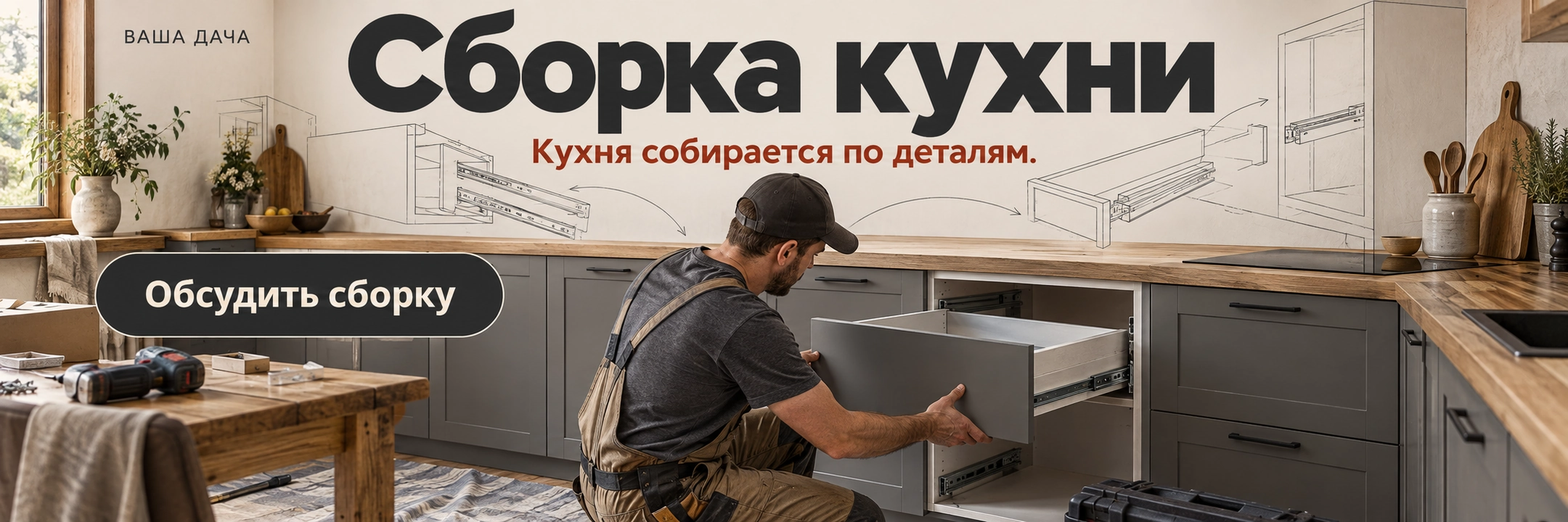 Сборка кухни