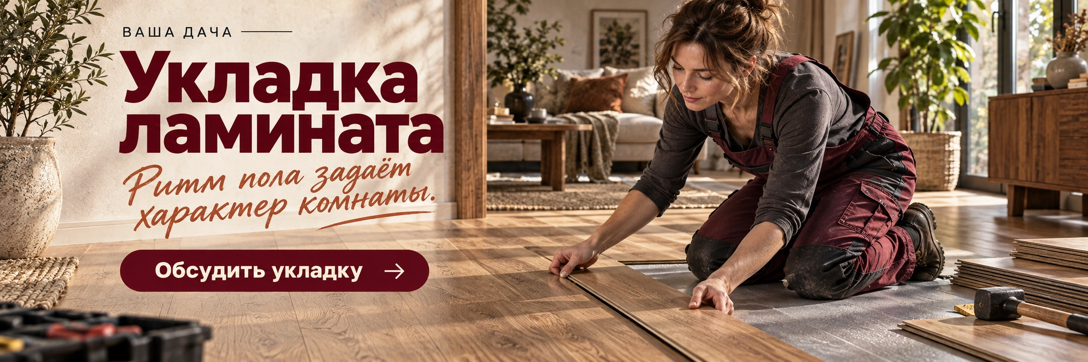 Укладка ламината