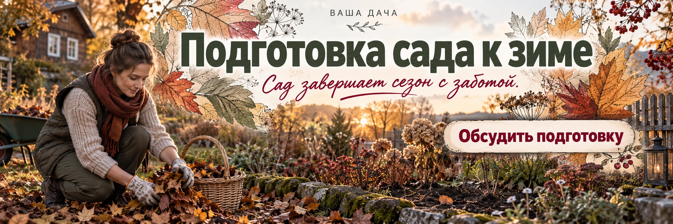 Подготовка сада к зиме