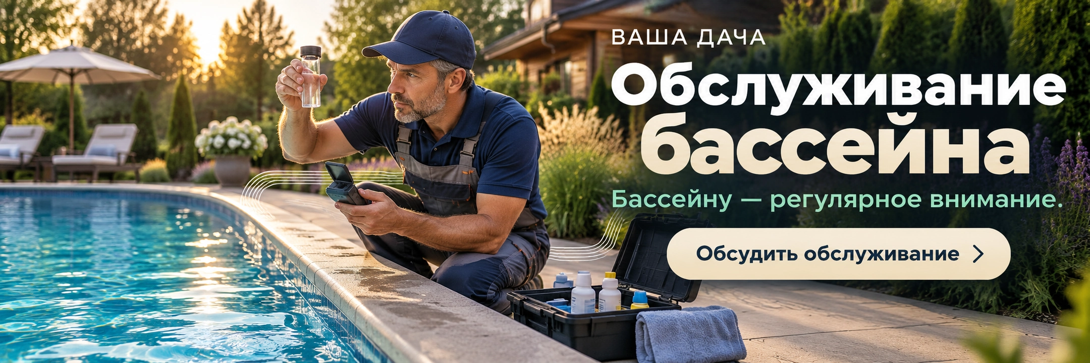 Обслуживание бассейна