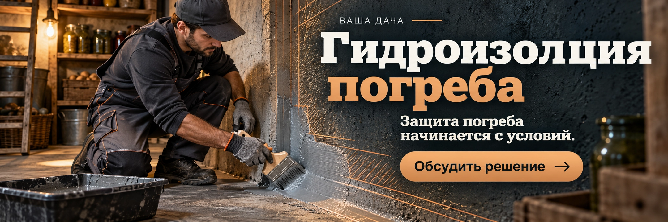 Гидроизоляция погреба