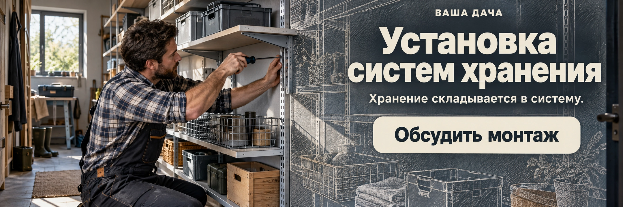Установка систем хранения