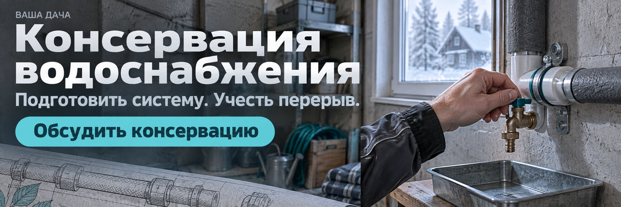 Консервация водоснабжения