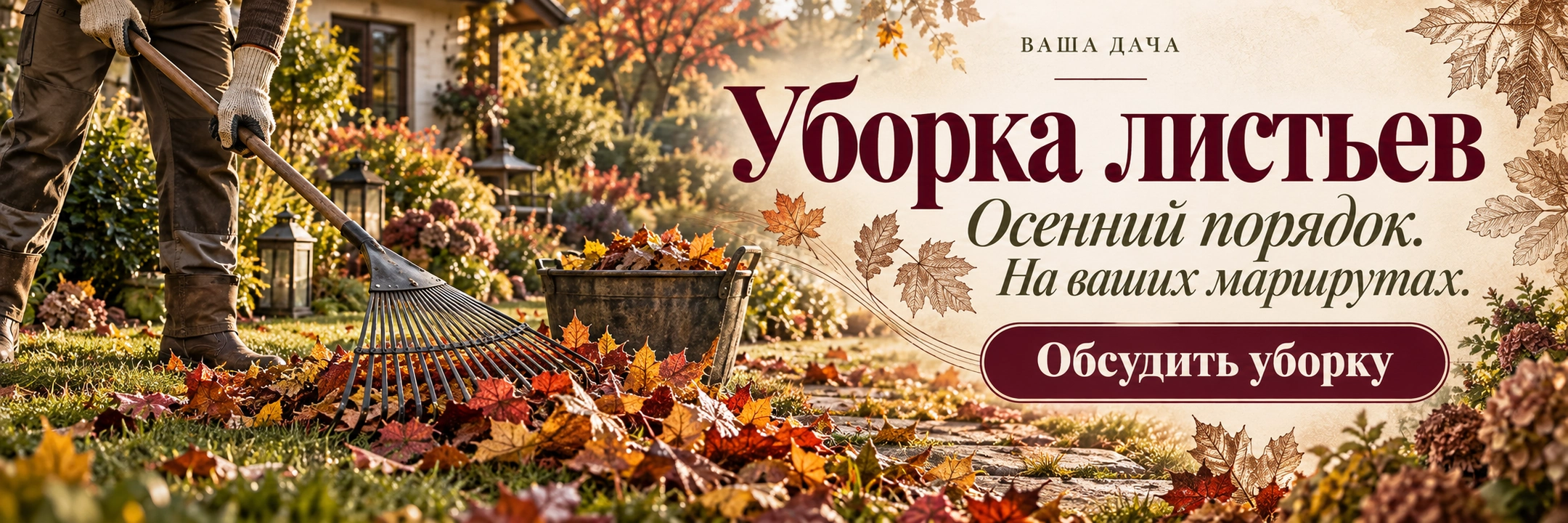 Уборка листьев