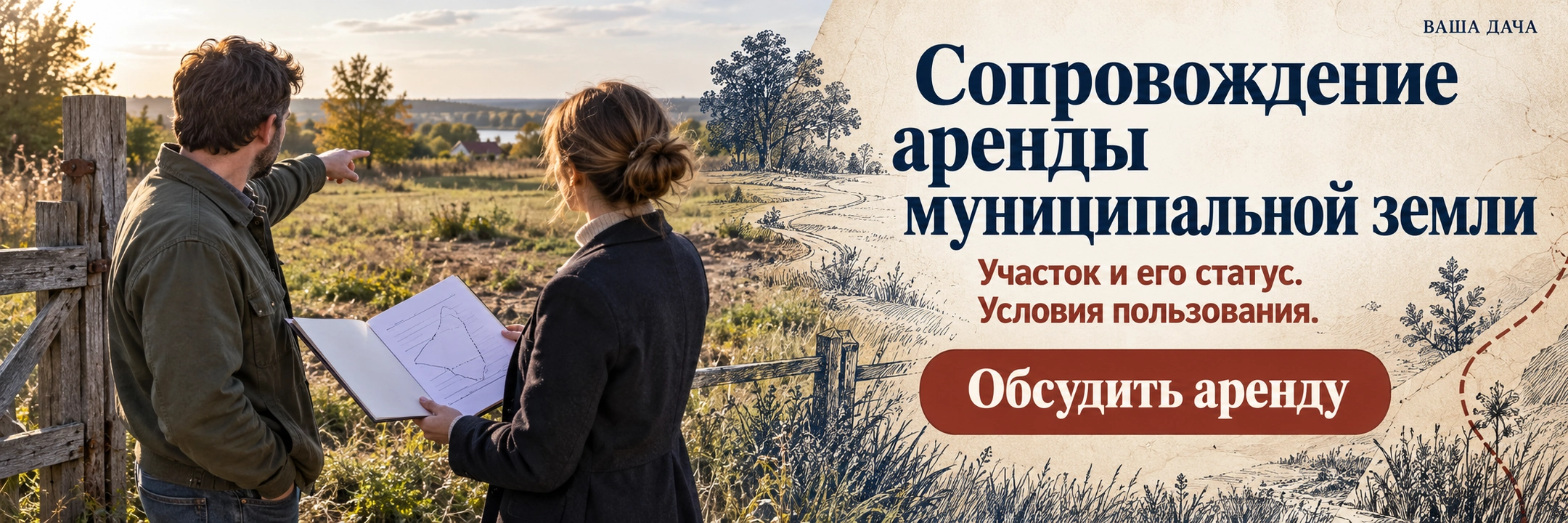 Сопровождение аренды муниципальной земли