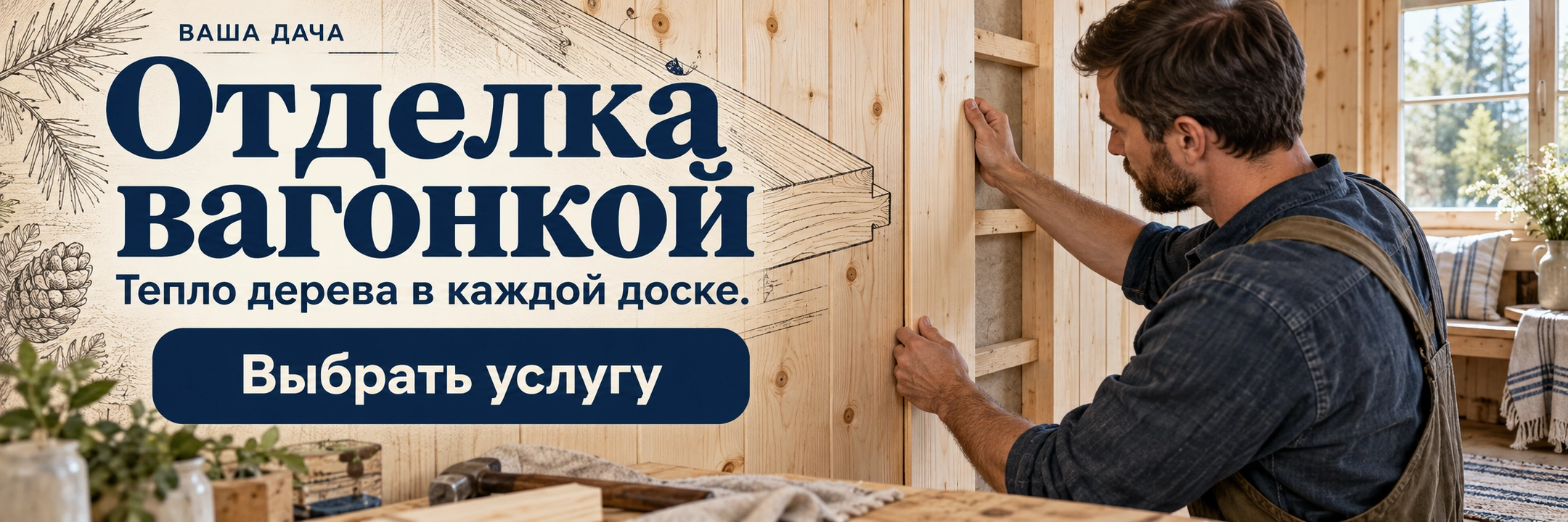Отделка вагонкой