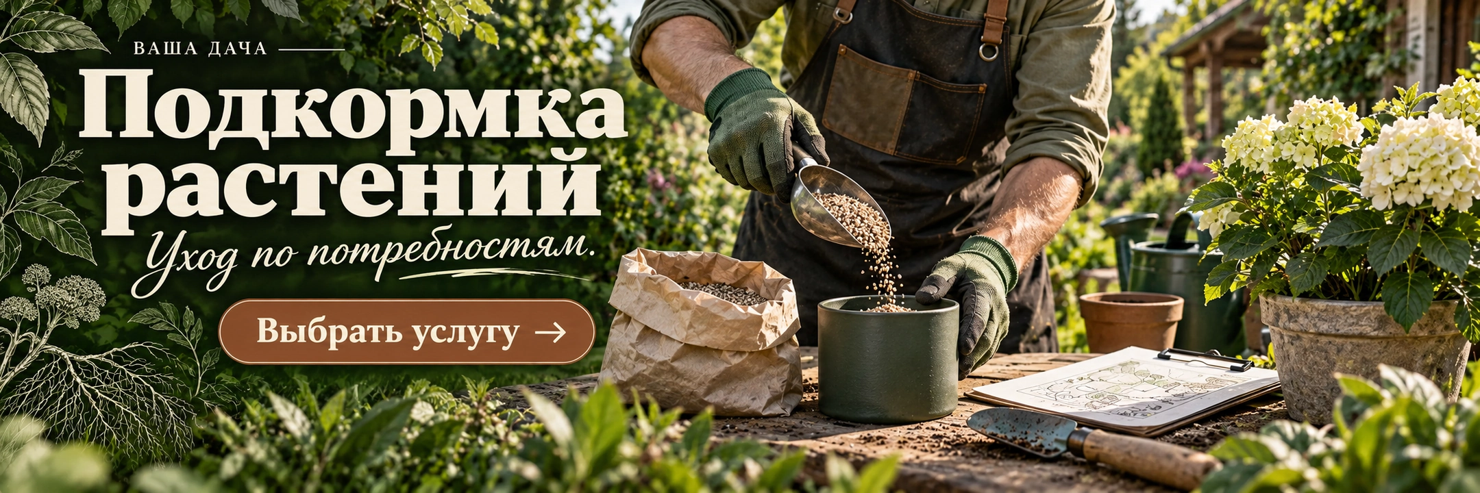 Подкормка растений
