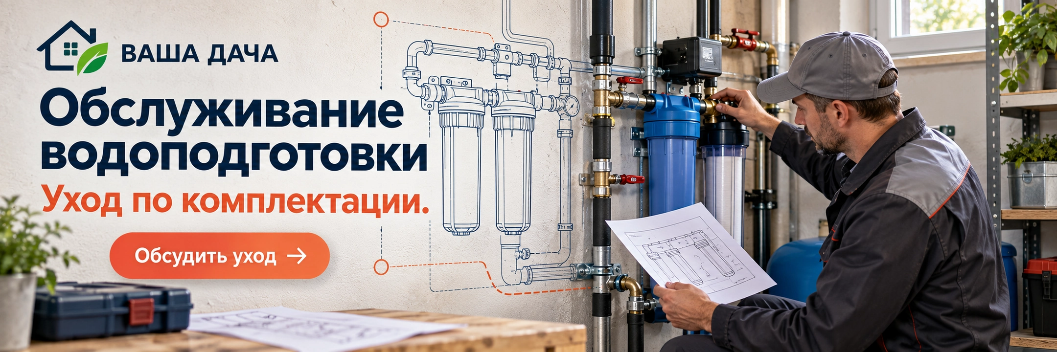 Обслуживание водоподготовки