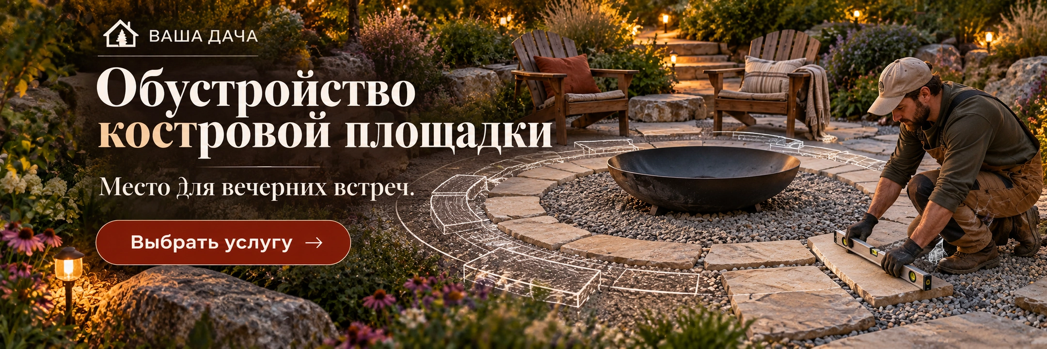Обустройство костровой площадки