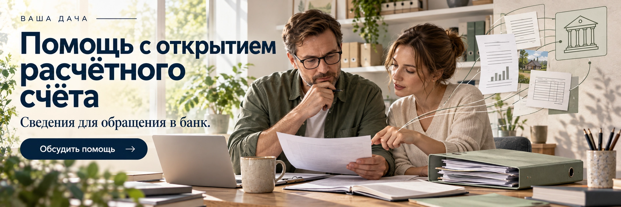 Помощь с открытием расчётного счёта