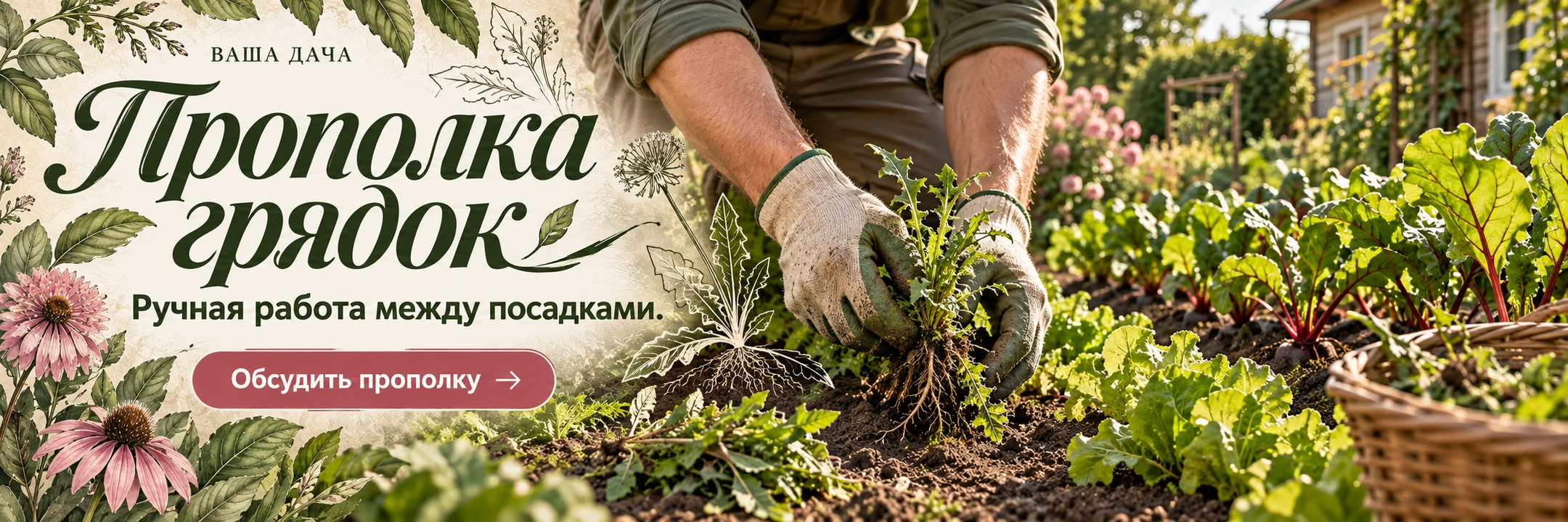 Прополка грядок