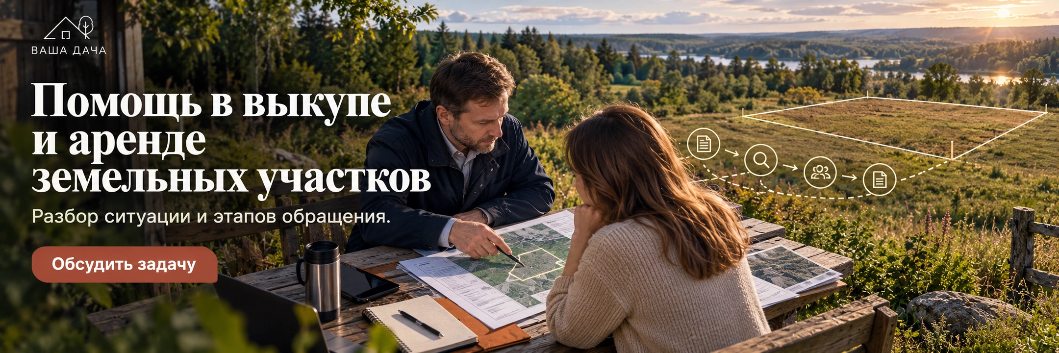 Помощь в выкупе и аренде земельных участков