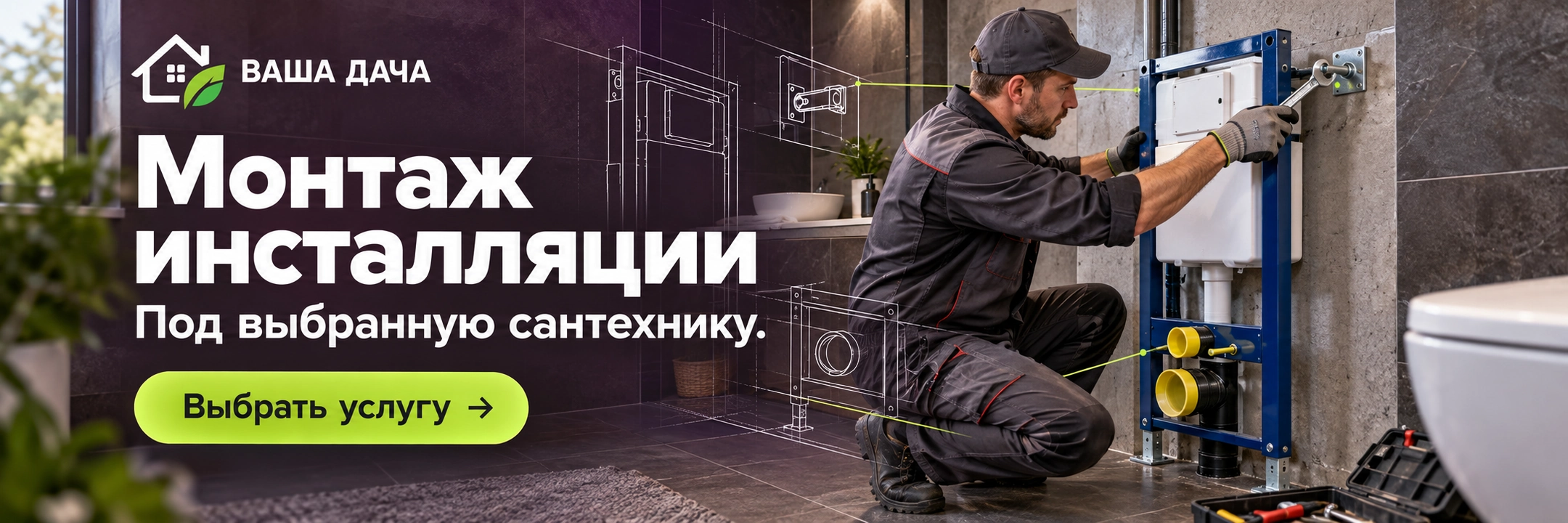 Монтаж инсталляции