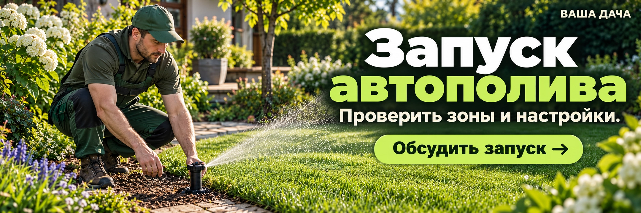 Запуск автополива