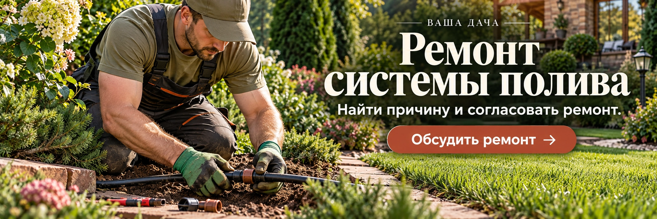 Ремонт системы полива