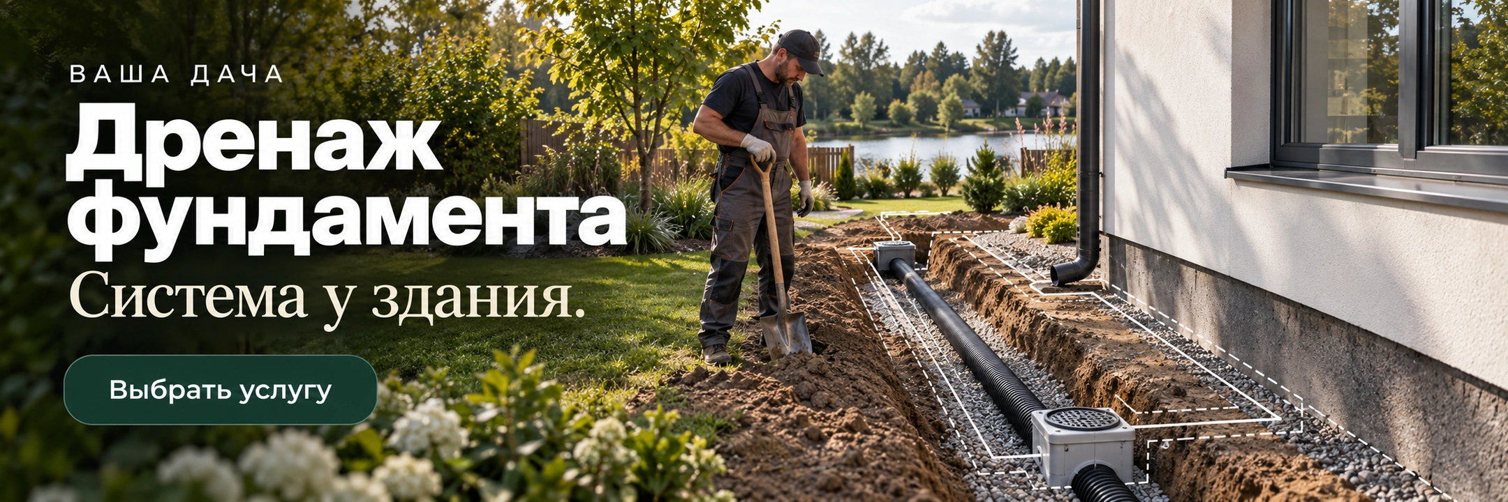 Дренаж фундамента
