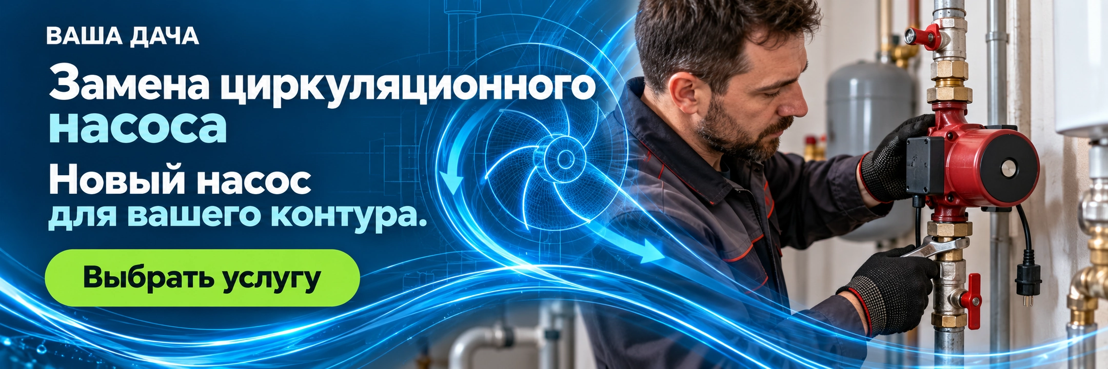 Замена циркуляционного насоса