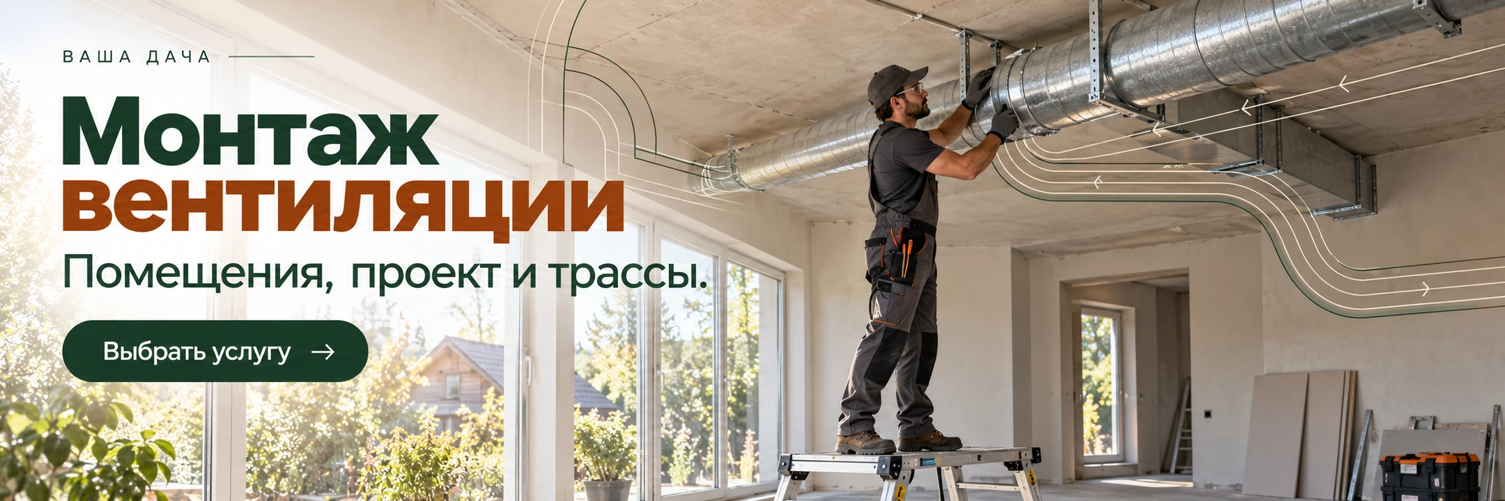 Монтаж вентиляции