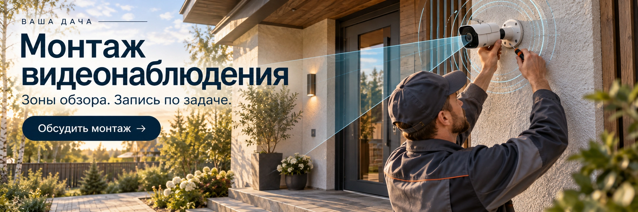 Монтаж видеонаблюдения