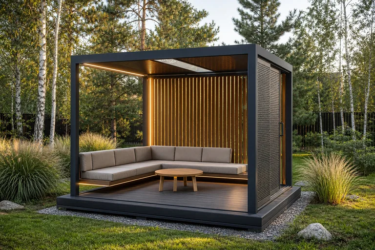 Патио «Модульный двор» 3×3 м