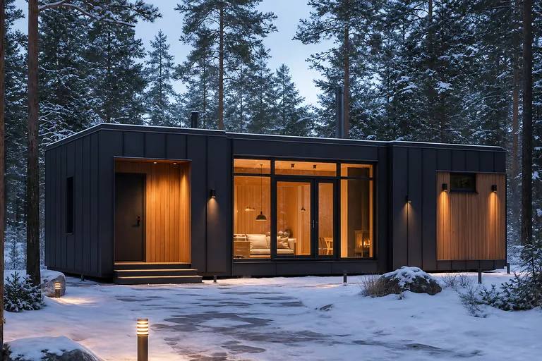 Баня на металлокаркасе «Duo» 6×5 м