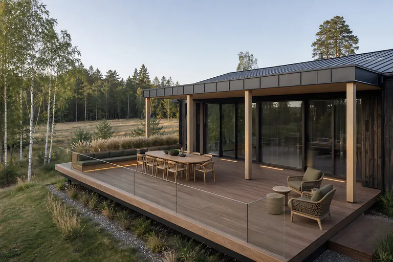 Терраса «Тихая линия» 6×4 м