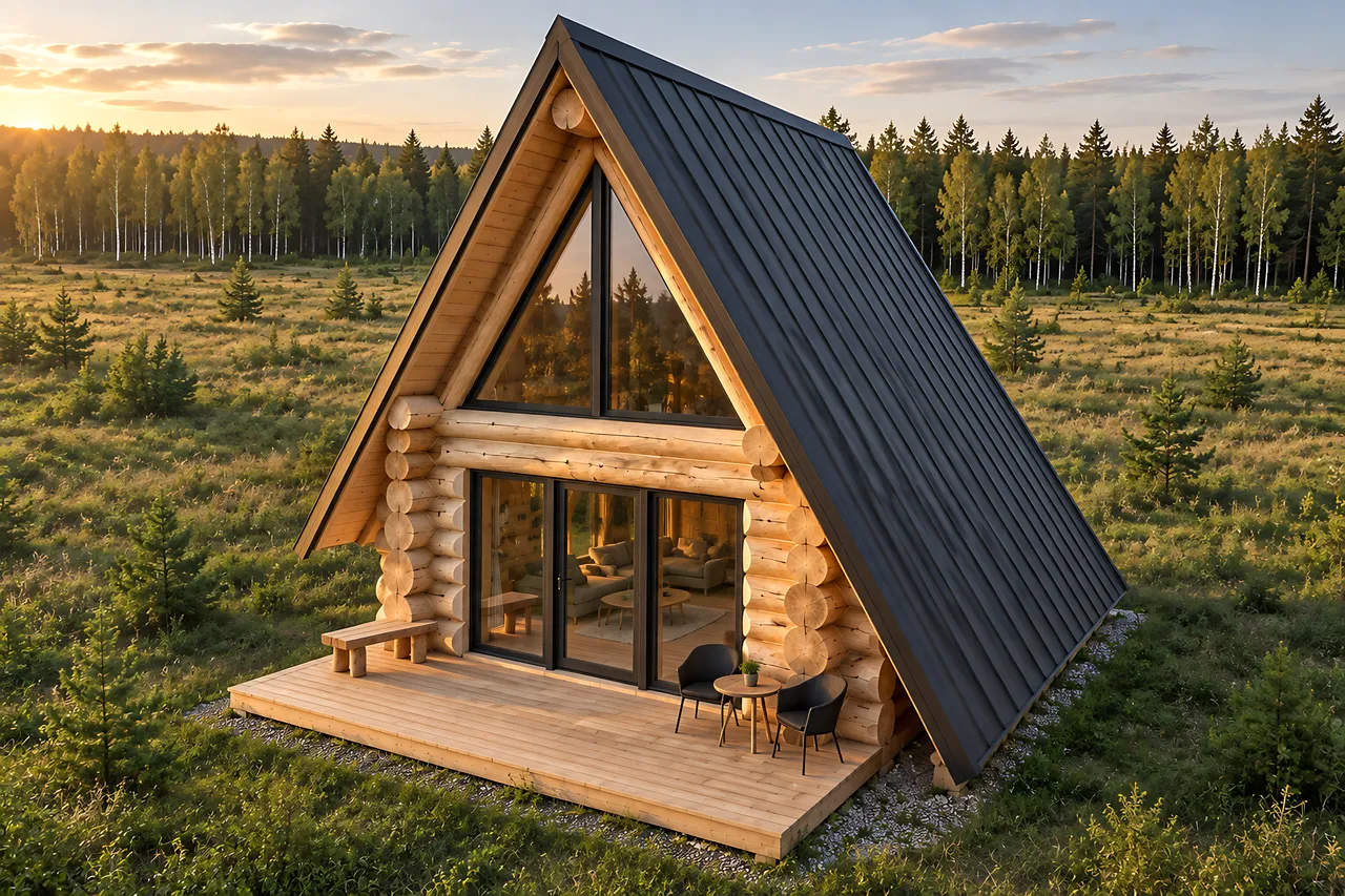 Афрейм «Исток»: Дом на участке