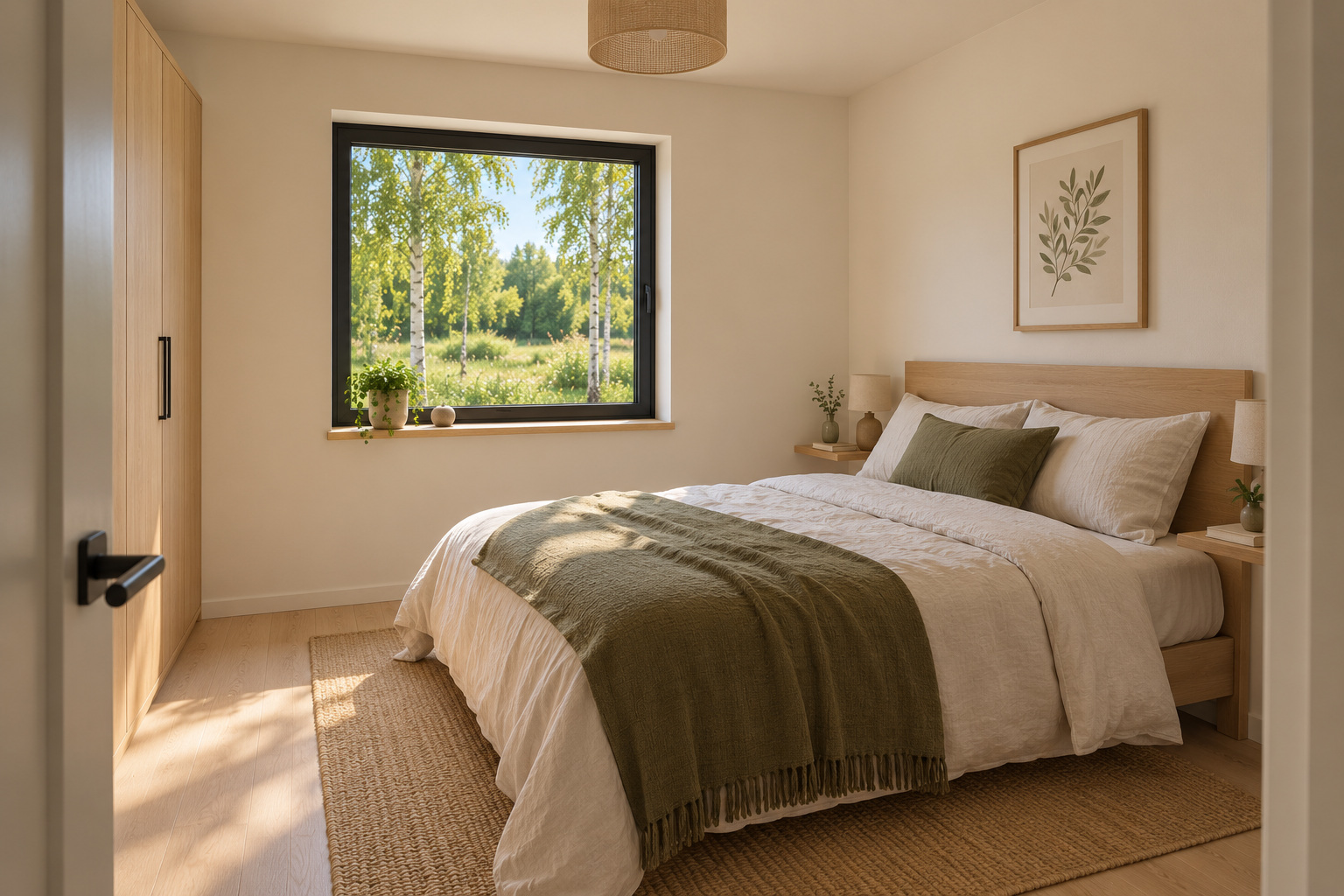 Спальня дома «Летняя пристань»