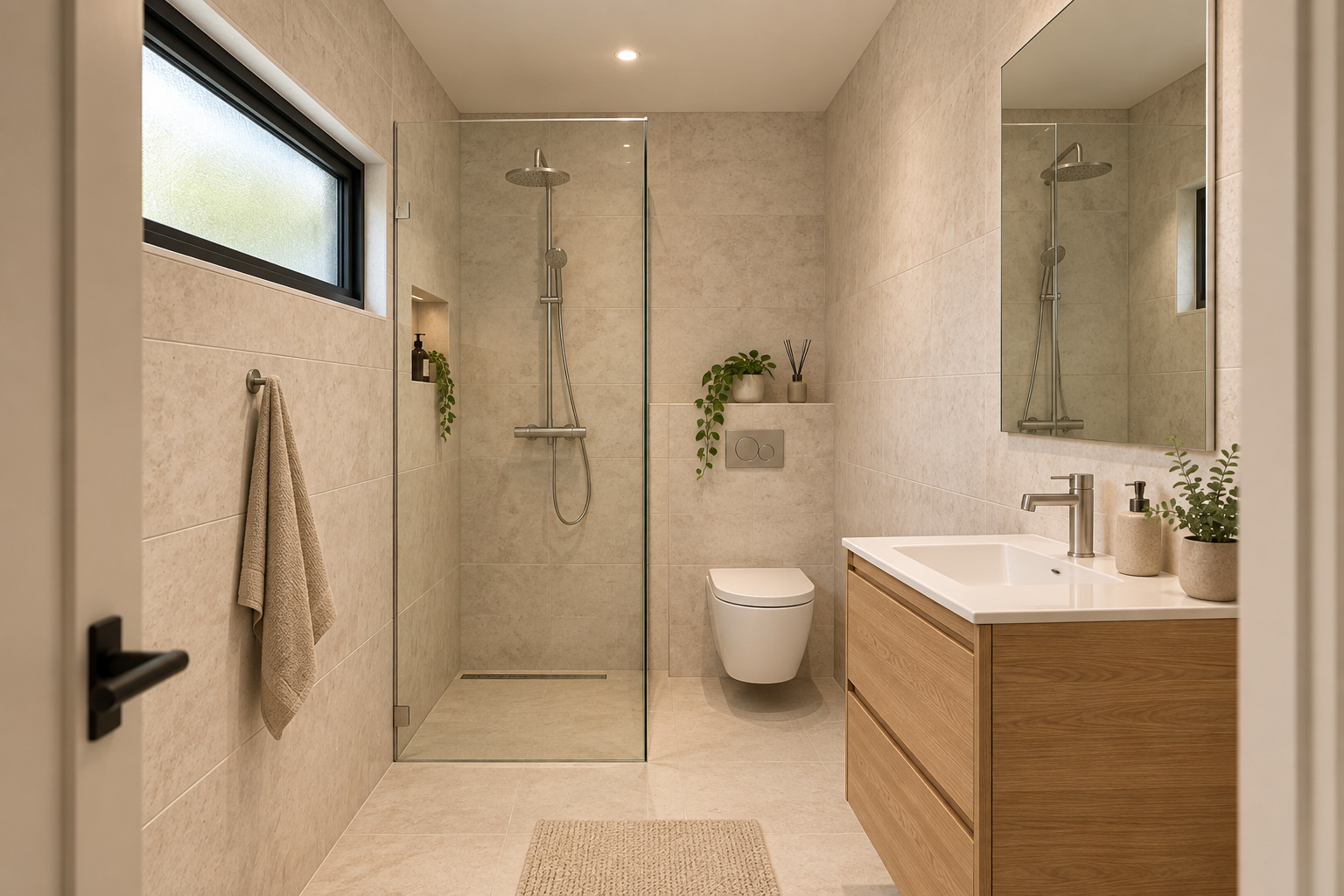 Душевой санузел дома «Сиреневая тропа»