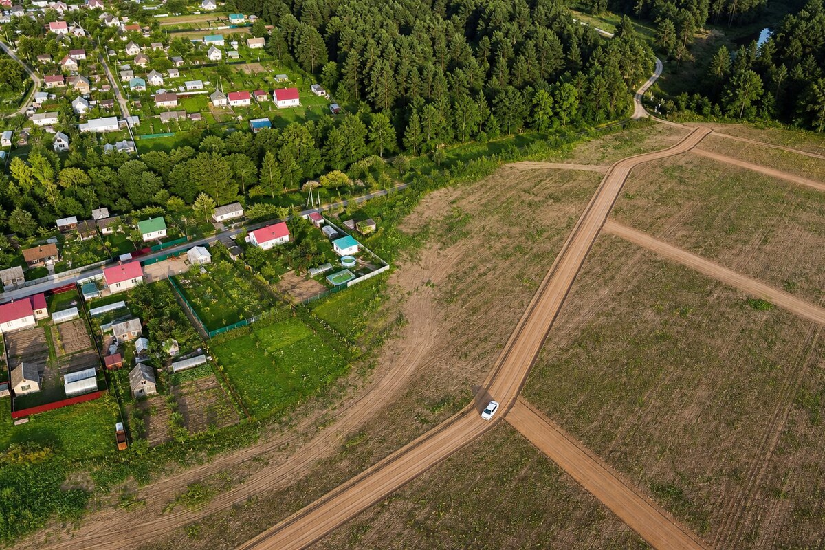 Участки у соснового парка! Асфальтовый подъезд, ровные и чистые земельные участки.