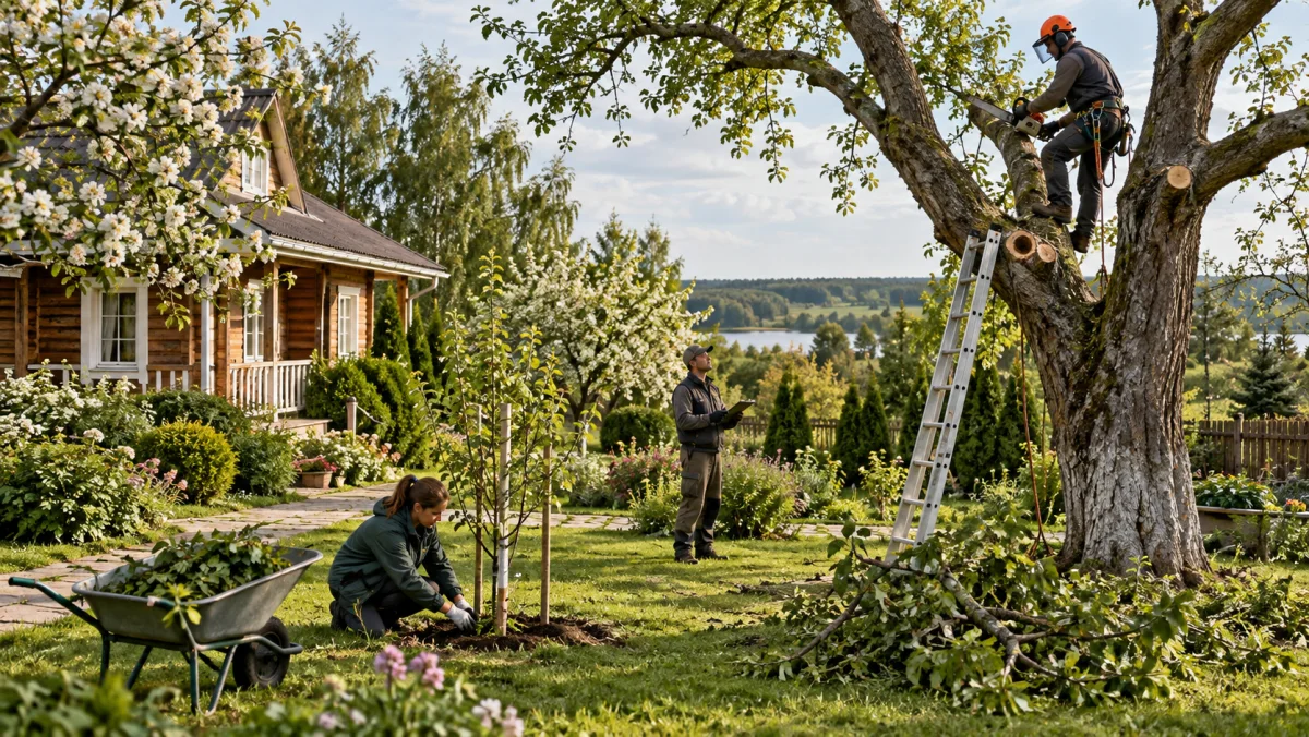 Деревья и кустарники