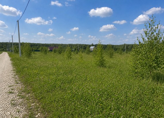 Участок №183 площадью 8 соток в деревне Русятино 2