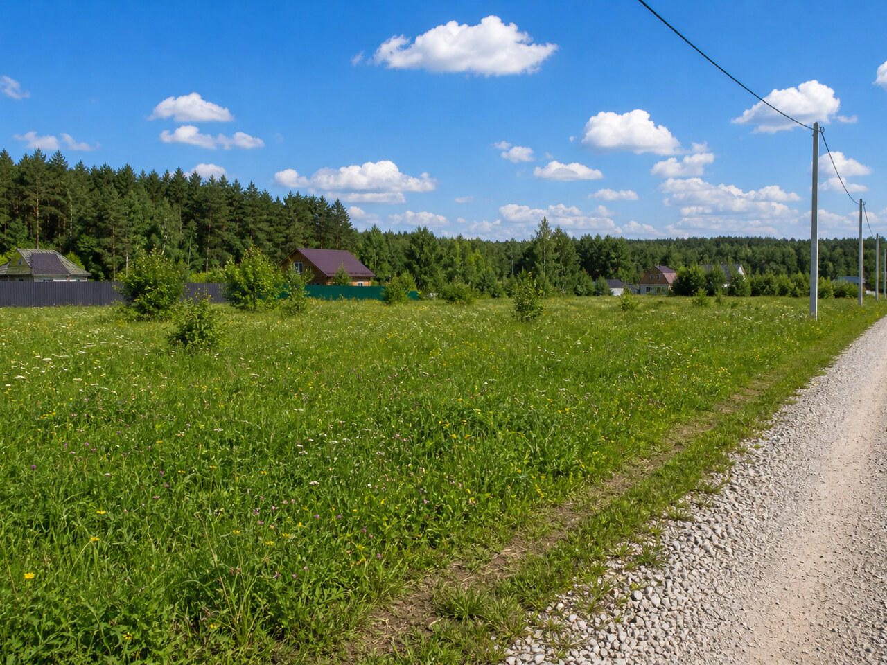 Участок №228 площадью 6 соток в деревне Русятино 3